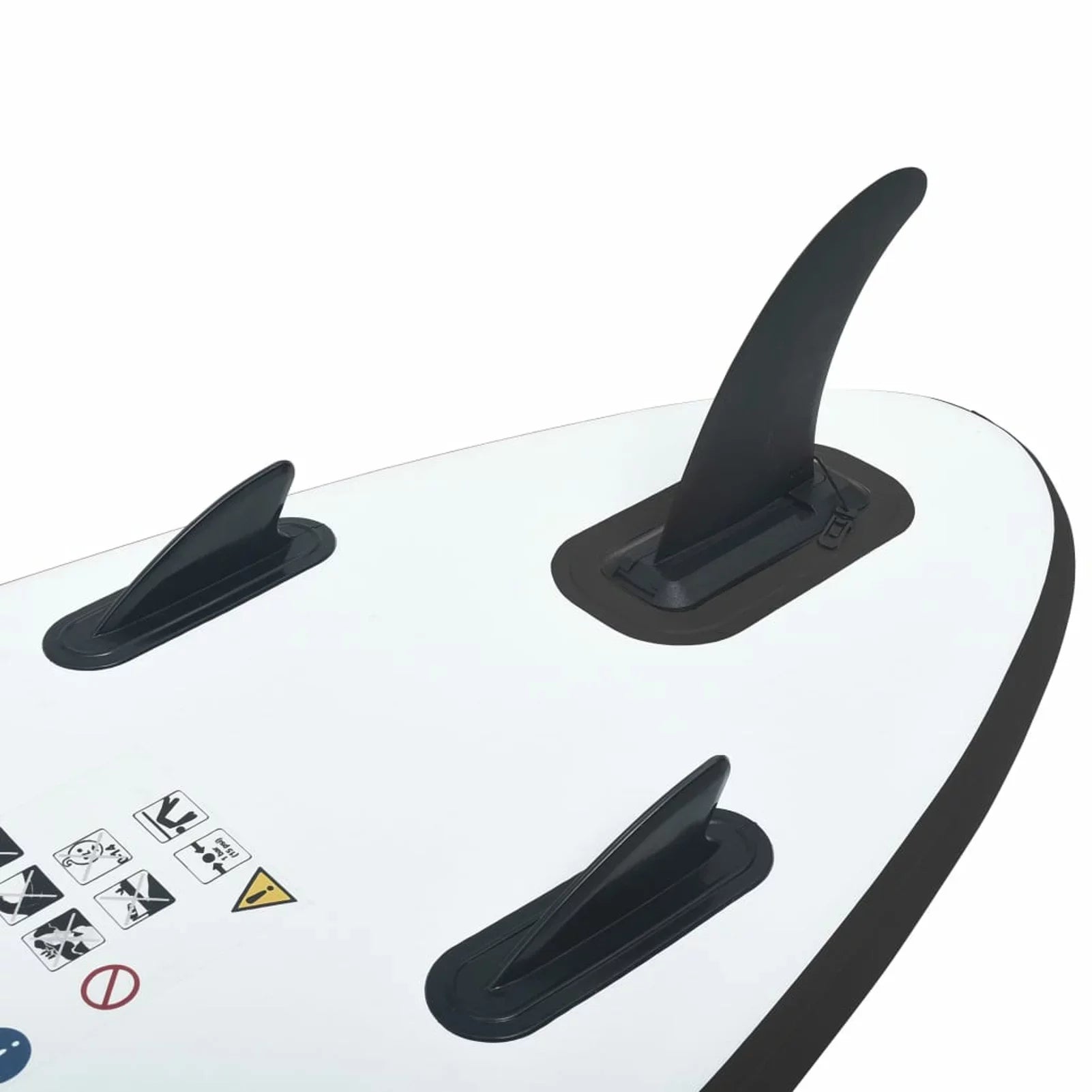 ametoys Inflatable Paddle Board Sizeet Black and Ivory