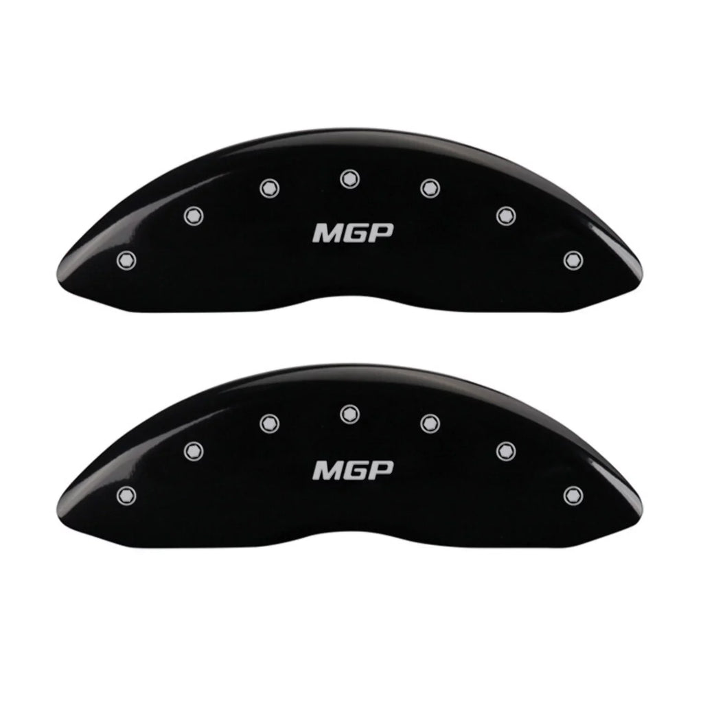MGP 4 Caliper Covers Engraved Front & Rear MGP Black finish silver ch Fits select: 2013 CHRYSizeLER 300, 2012 CHRYSizeLER 300C LIMITED