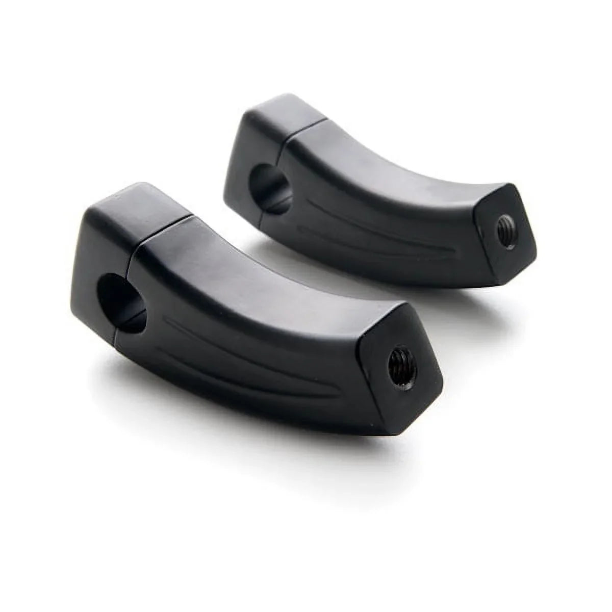Krator 3.5" Black Bike Handlebar Pullback Risers 7/8" Compatible with Yamaha XSize 360 400 500 650 750 850 900 1100