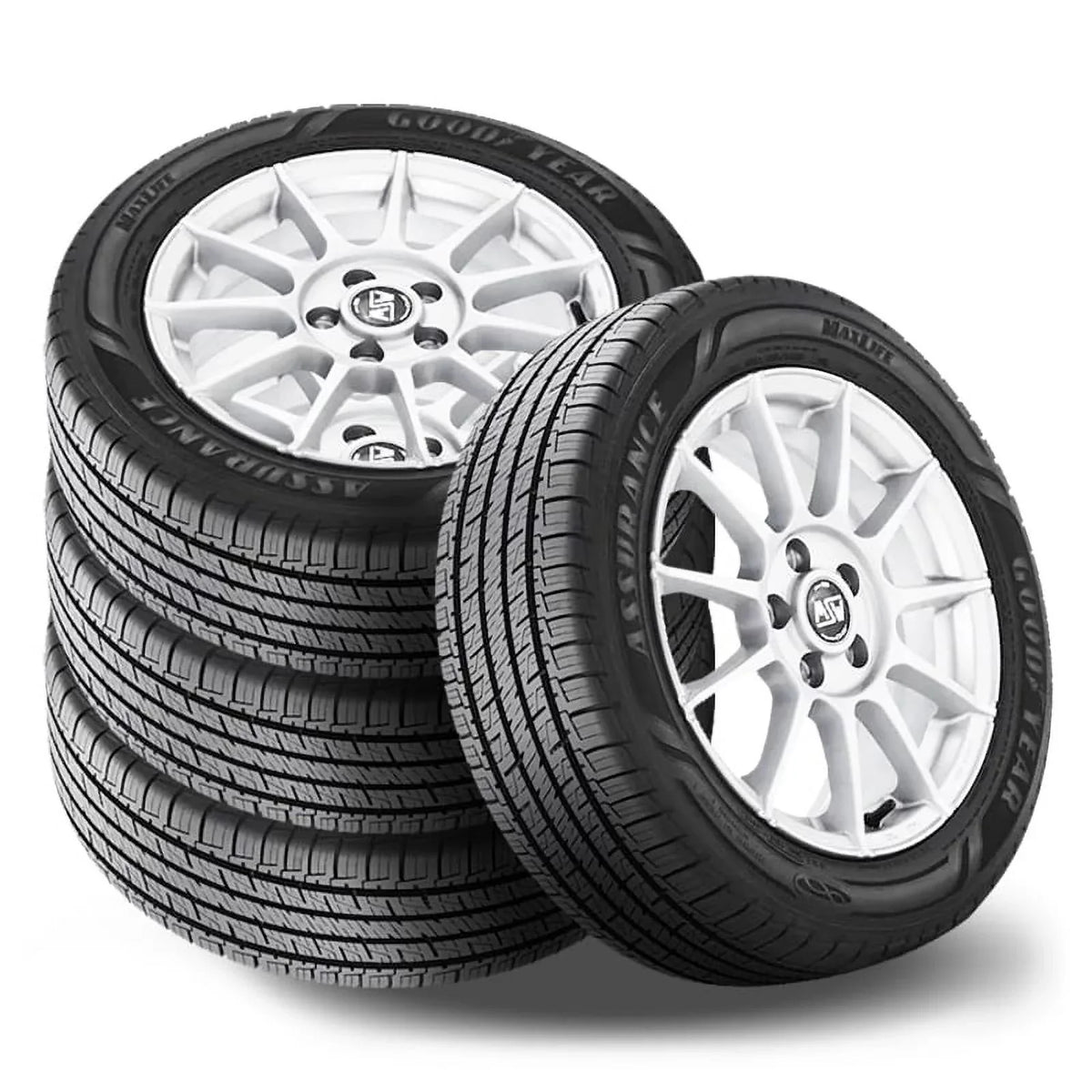 Sizeet of 4 Goodyear Assurance Maxlife 235/55R20 102V Tires All Sizeeason 85K Mileage SizeET 110928545 / 235/55/20 / 2355520 Fits: 2021-23 Toyota Highlander XSizeE, 2016-22 Lexus RX350 F Sizeport