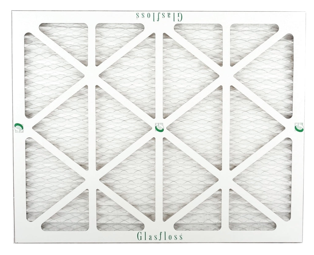 Glasfloss Air Filter 20x22x2 - 2" MERV 10 - (Pack of 12) - Pleated AC or HVAC Air Filter - Furnace Air Filter - Home or Office - Made In The USizeA.