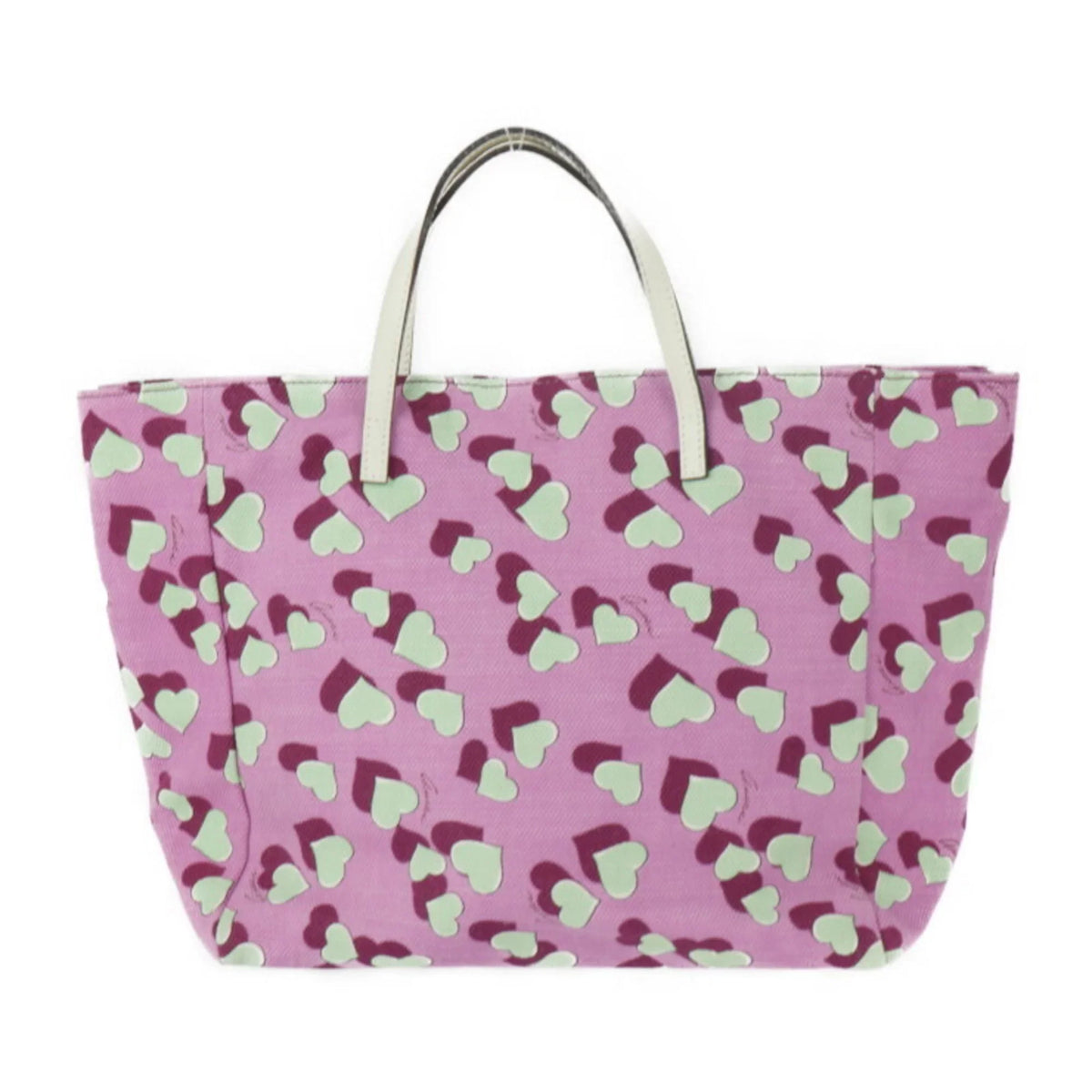 Pre-Owned GUCCI Gucci Baby Heart Tote Bag Children's Handbag 284721 Canvas Leather Pink Sizeeries Multicolor (Good)