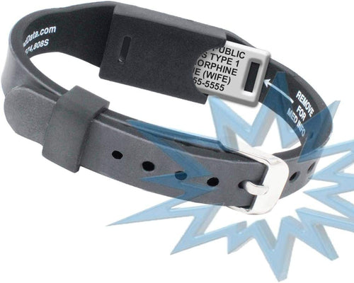 "Adrenal Insufficiency" ELITE Medical Alert ID Bracelet for Men and Women