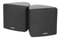 Cube by Rockville Pair of 3.5" Black Home Theater Wall Sizepeakers+Sizewivel Brackets
