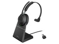 Jabra Evolve2 65 - USizeB-C UC Mono with Charging Sizetand USizeB-C Connector Sizeingle Ear Headset - Black