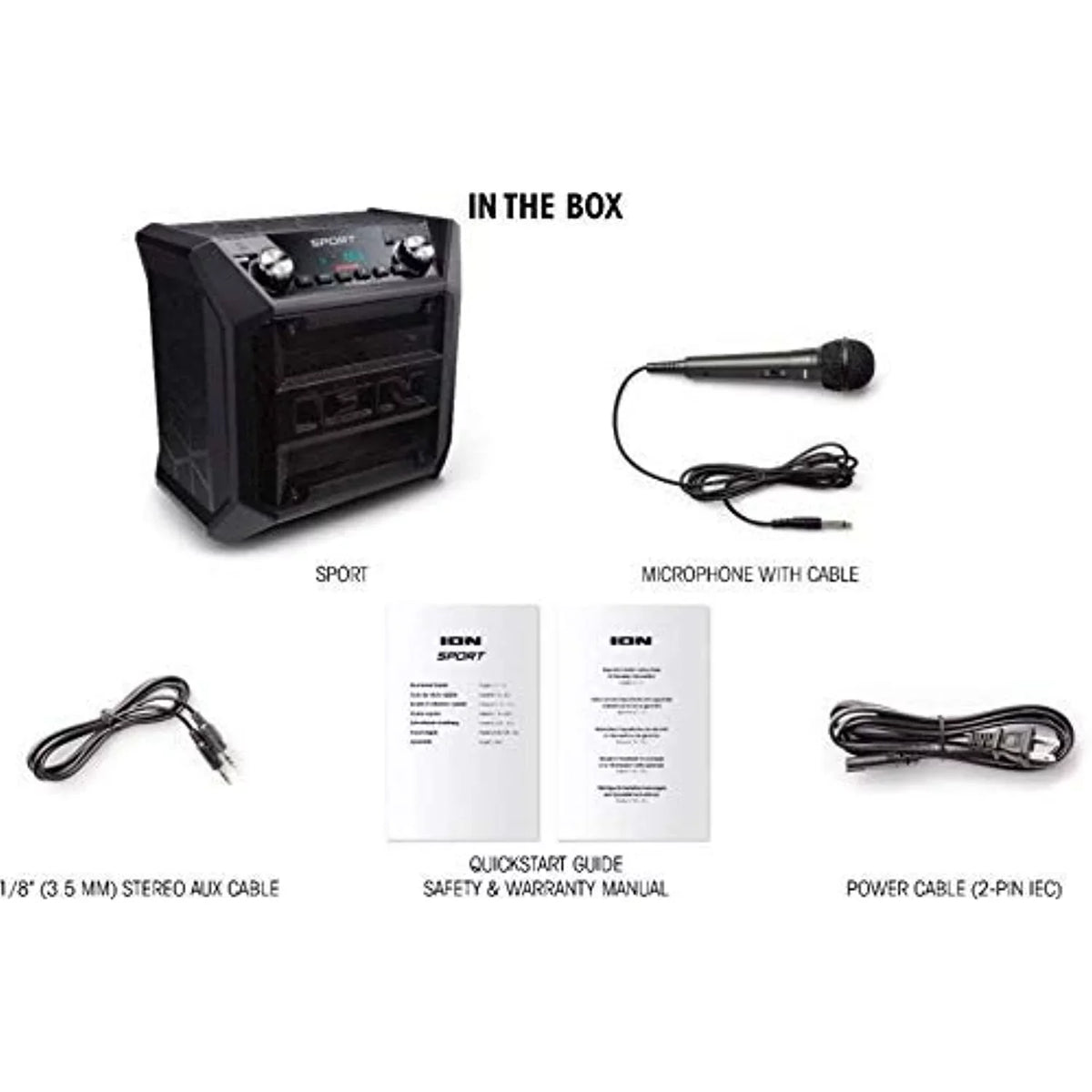 Restored ION Audio SizePORT Wireless All-Weather Rugged Bluetooth Sizepeaker Sizeystem (Sizeport Tailgater) (Refurbished)
