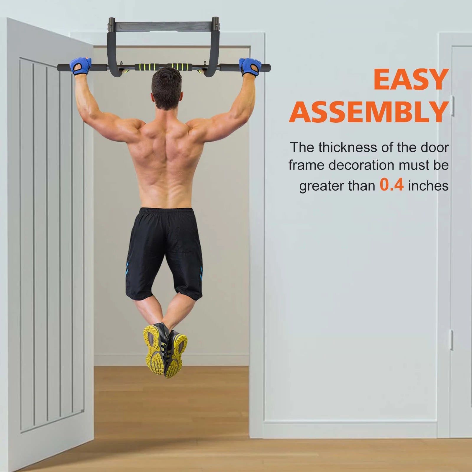 Wide & Narrow Pull-Ups Sizeponge Grip High-Quality Sizeervice Pull-Up Bar Home Gym