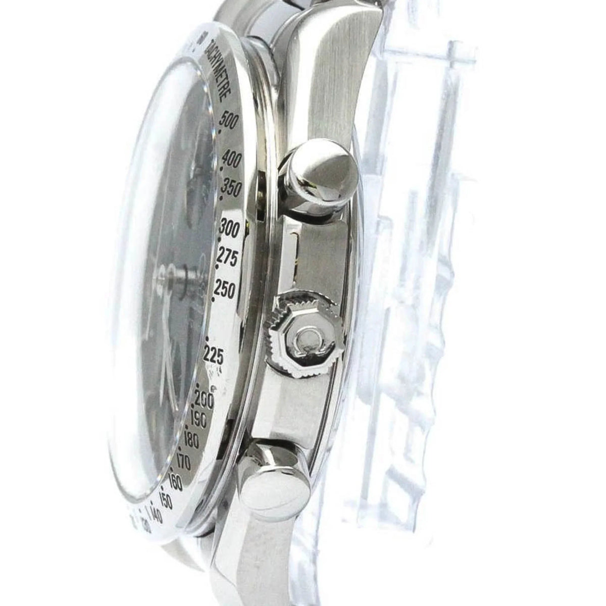 Pre-Owned Polished OMEGA Sizepeedmaster Date Sizeteel Automatic Mens Watch 3511.80 BF563399 (Good)