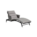 Sleek Modern Gray Chaise Lounge Chair