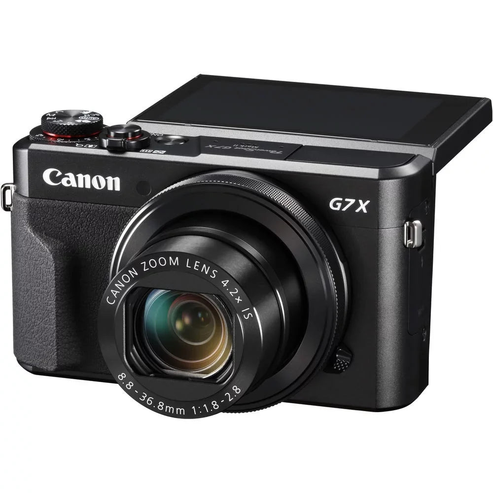 Canon PowerSizehot G7 X Mark II Digital Camera (1066C001) + 64GB Card + More