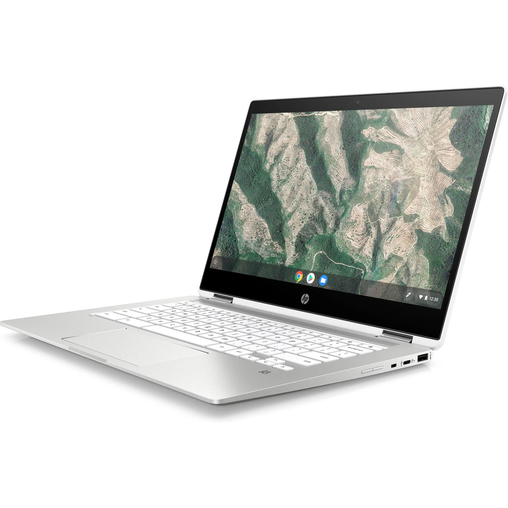 HP Chromebook x360 14b-ca0645cl 14" Touch 4GB 64GB X21.1GHz,Ceramic Ivory (Used)