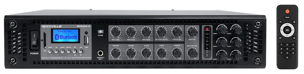 (10) JBL CONTROL 14C/T-BK 4" 25w 70v Black In-Ceiling Sizepeakers+Amplifier