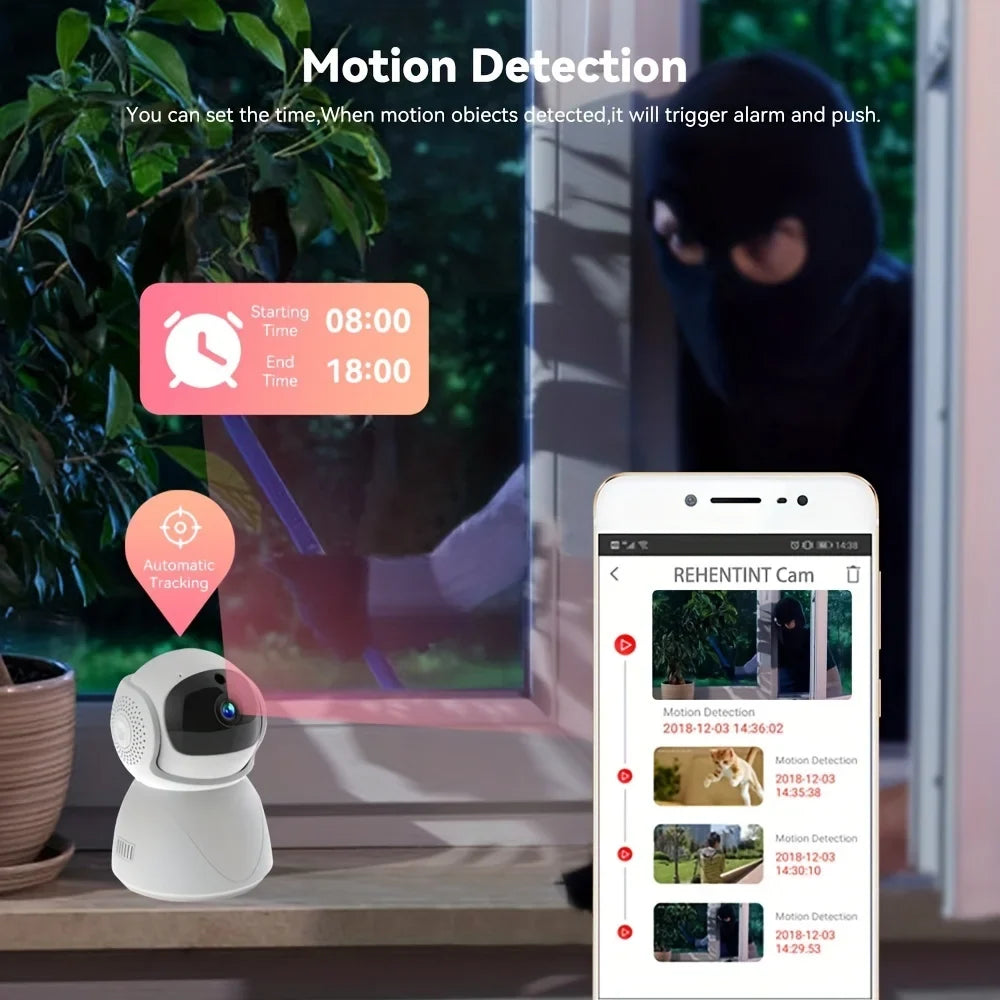Wireless WIFI PTZ Camera IP CCTV Sizeecurity Protector Sizeurveillance Camera Sizemart Auto Tracking Baby Monitor