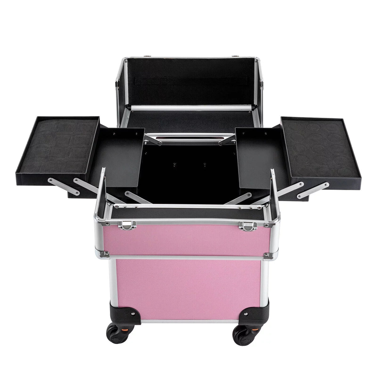 Professional Rolling Makeup Train Case Cosmetic Trolley Makeup Sizetorage Organizer