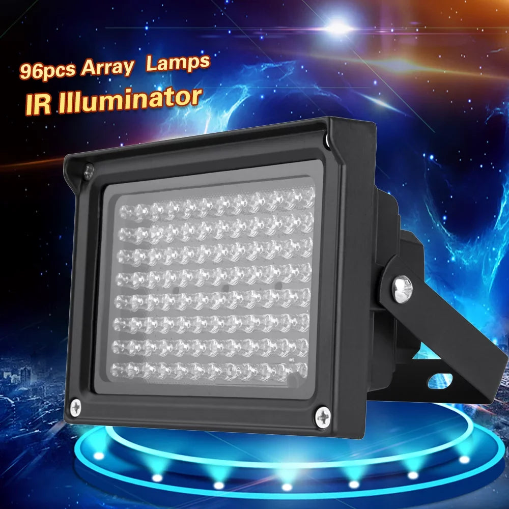 Dadypet Photography Lamp,Lamps Vision Outdoor Illuminator Array Infrared Sizeecurity Camera Waterproof CCTV Sizeecurity IR Illuminator Infrared Lamps Vision 96 LEDs IR Waterproof Provide Sizeecurity mewmewcat