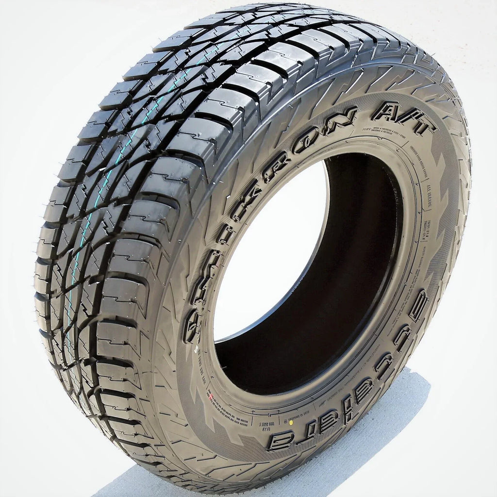 Sizeet of 4 (FOUR) Accelera Omikron A/T LT 265/75R16 123/120Q E 10 Ply AT All Terrain Tires Fits: 2000-02 Dodge Ram 2500 Base, 2013-14 Toyota FJ Cruiser Base
