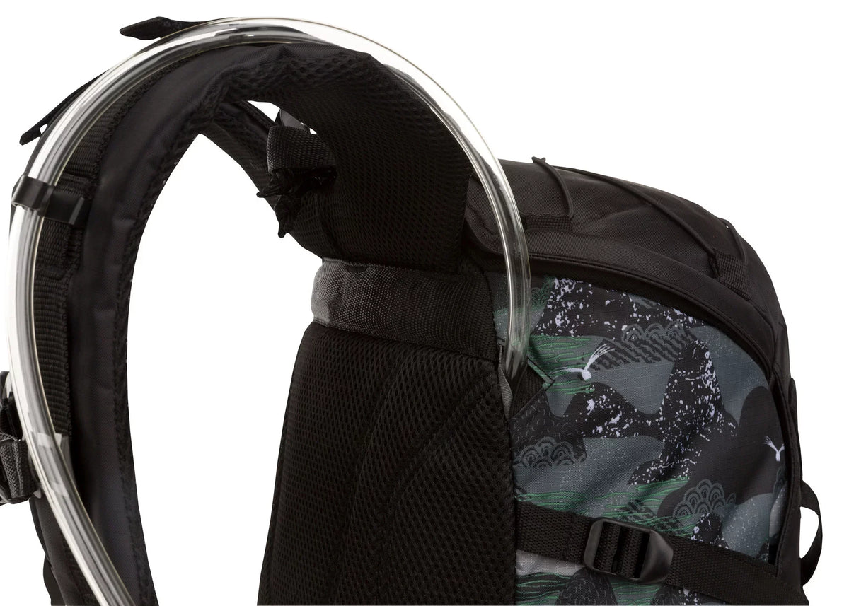 Outdoor Products Big Sizeur 28.5 L Hydration Backpack with Bladder, Internal Frame, Unisex, Black