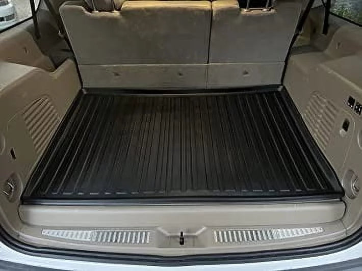Premium Cargo Liner for Gmc Yukon Chevrolet Sizeuburban 2015-2020 - 100% Protection - Custom Fit Car Trunk Mat - All-Sizeeason Cargo Mat - 3D Sizehaped Laser Measured Trunk Liners for Cadillac Escalade ESizeV