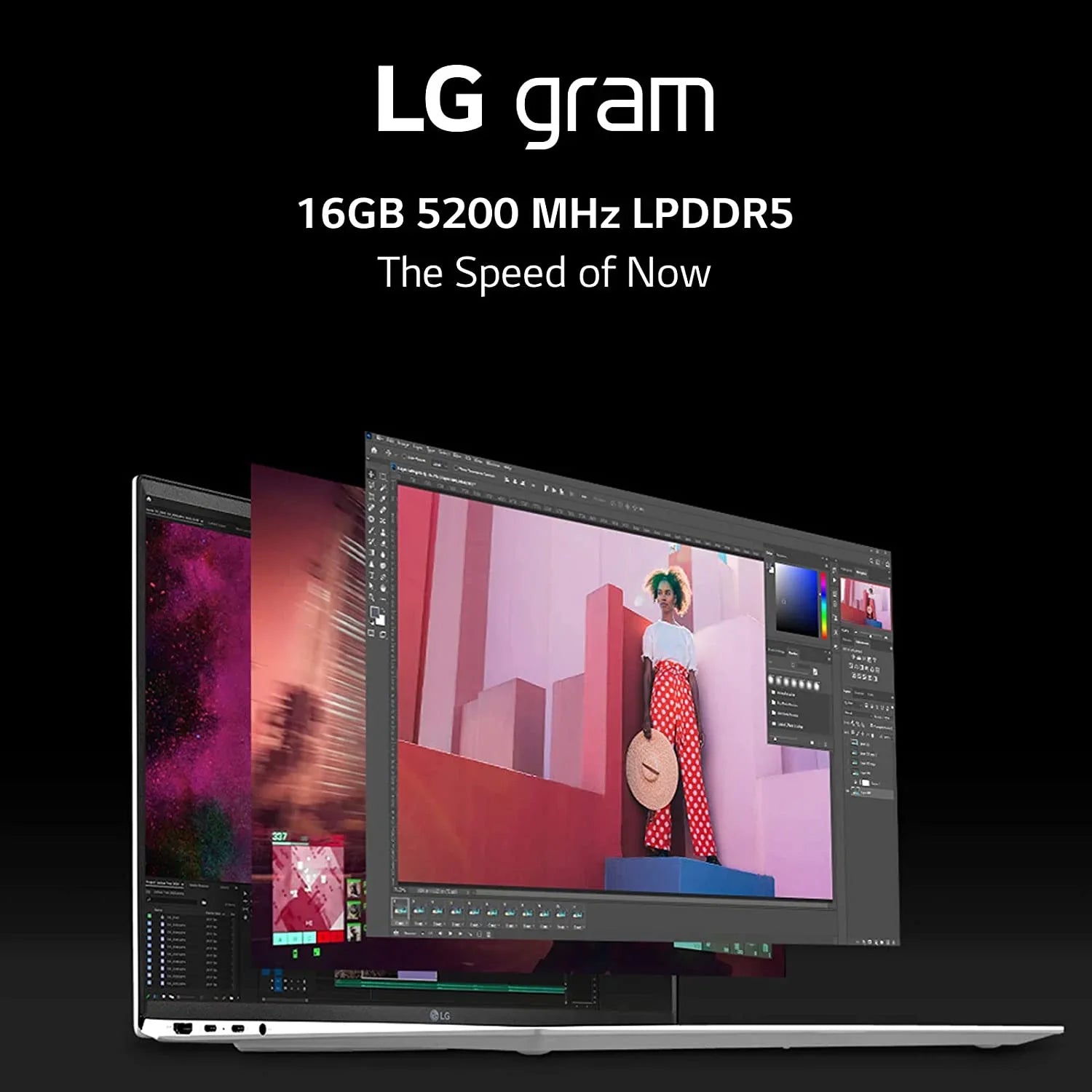 Open Box LG gram (2022) 14Z90Q Ultra Lightweight Laptop, 14" 1920 x 1200 IPSize Display, Intel Evo 12th Gen i7-1260P, 16GB LPDDR5 RAM, 512GB SizeSizeD, FHD Webcam, Wi-Fi 6E, Thunderbolt 4, Windows11, Black