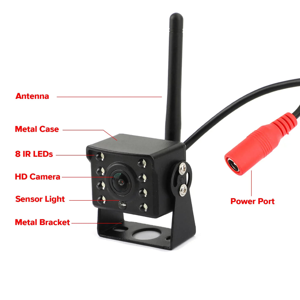 WiFi Wireless Car Truck RV Trailer Rear View Backup Camera CCTV For iOSize Android