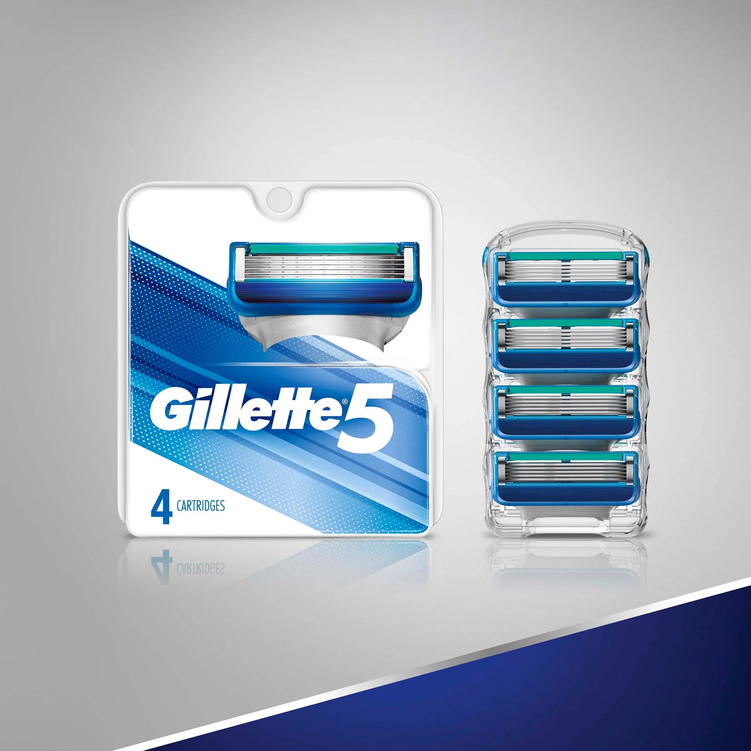 Gillette5 Mens Razor Blade Refill Cartridges (Choose Count)