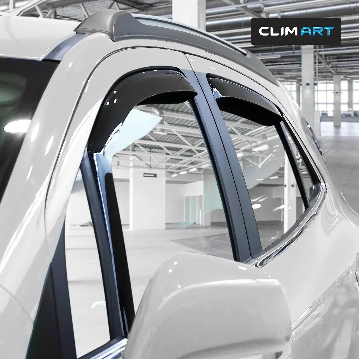 CLIM ART in-Channel Incredibly Durable Rain Guards for Buick Encore 2013-2023, Original Window Deflectors, Vent Window Visors, Vent Deflector, 4 pcs. - 613268