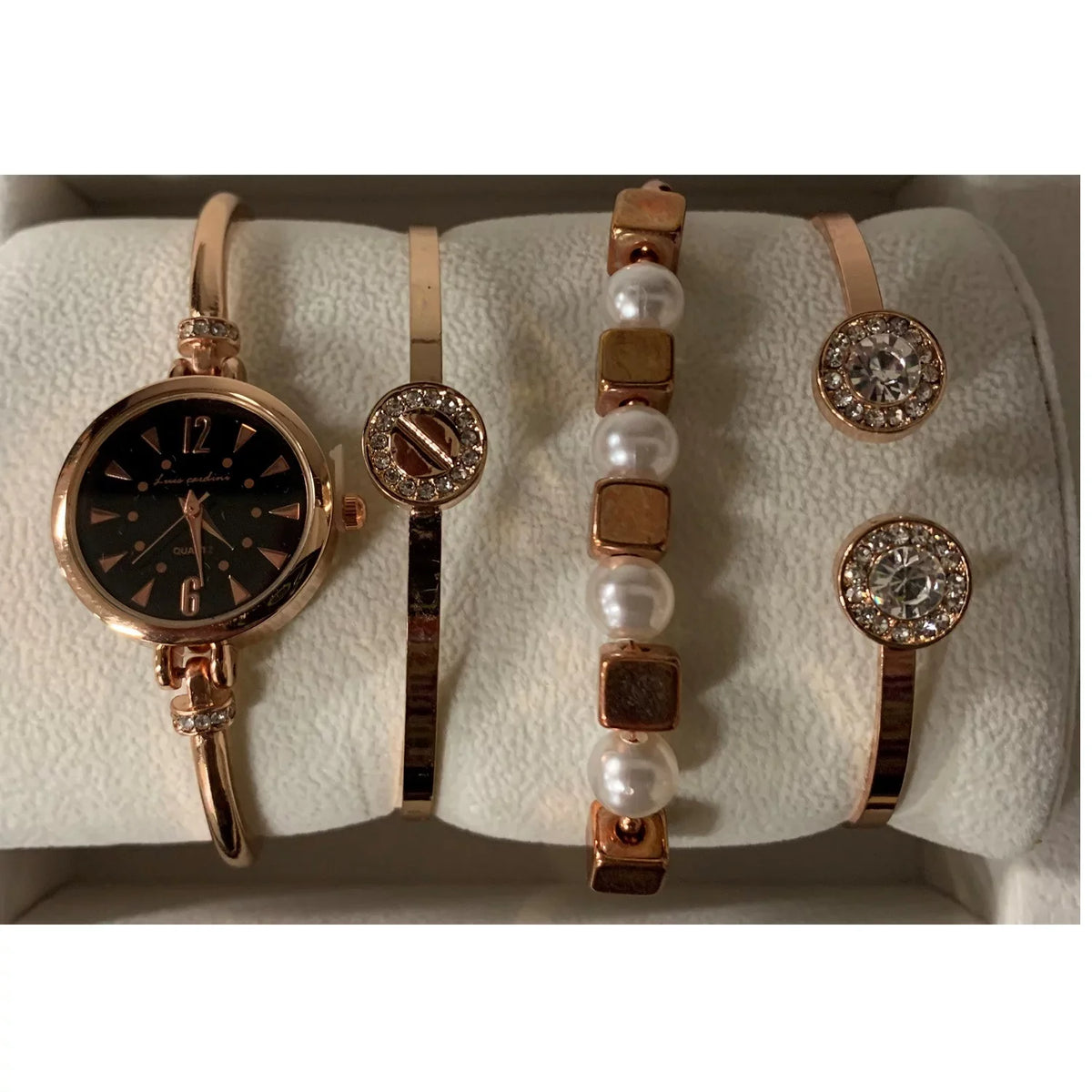 Luis Cardini Rose Gold Bracelet Sizeet of 4