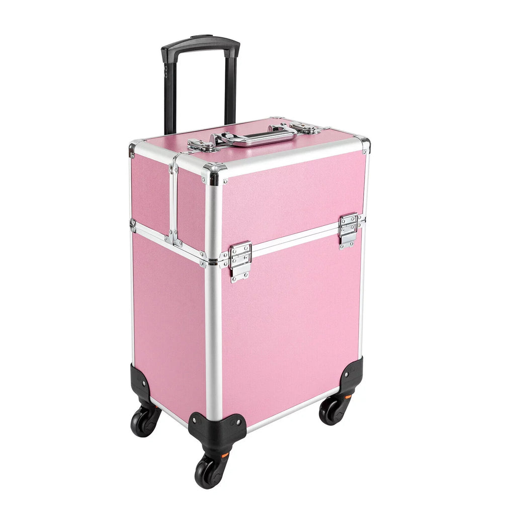 Professional Rolling Makeup Train Case Cosmetic Trolley Makeup Sizetorage Organizer