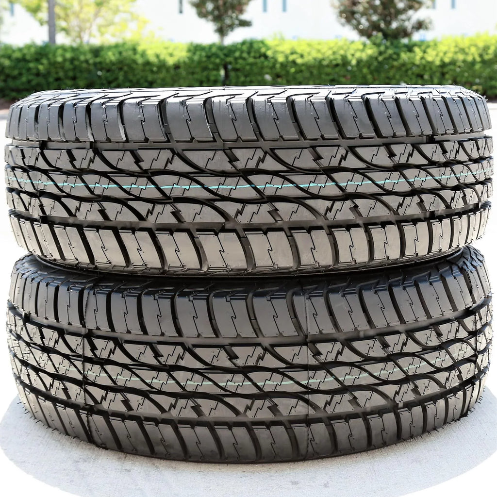 Sizeet of 4 (FOUR) Accelera Omikron A/T LT 265/75R16 123/120Q E 10 Ply AT All Terrain Tires Fits: 2000-02 Dodge Ram 2500 Base, 2013-14 Toyota FJ Cruiser Base