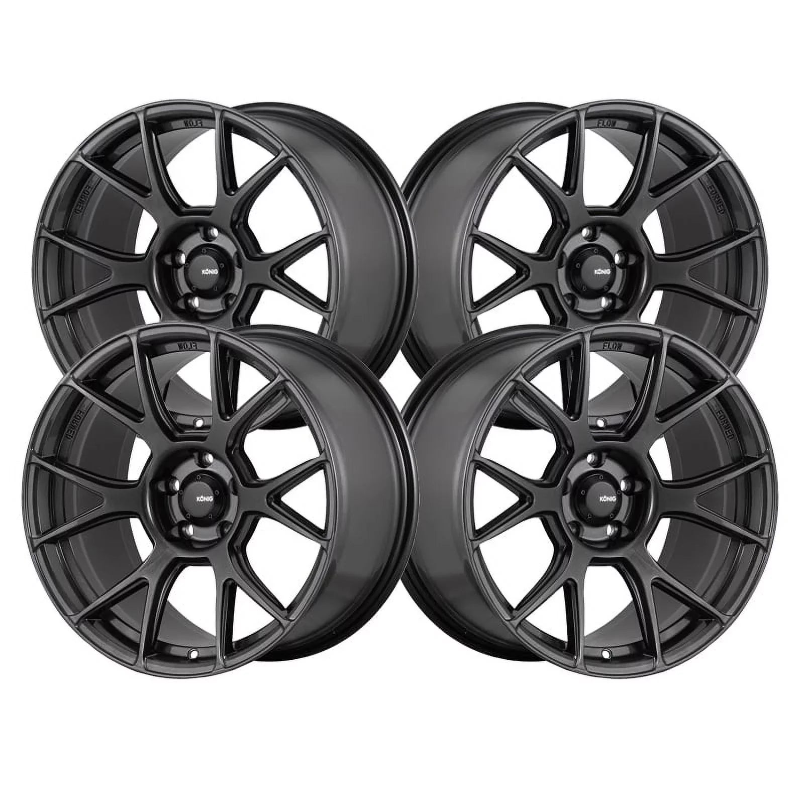 17x9 Konig 56MG Ampliform Dark Metallic Graphite Wheel 5x4.5 (40mm)