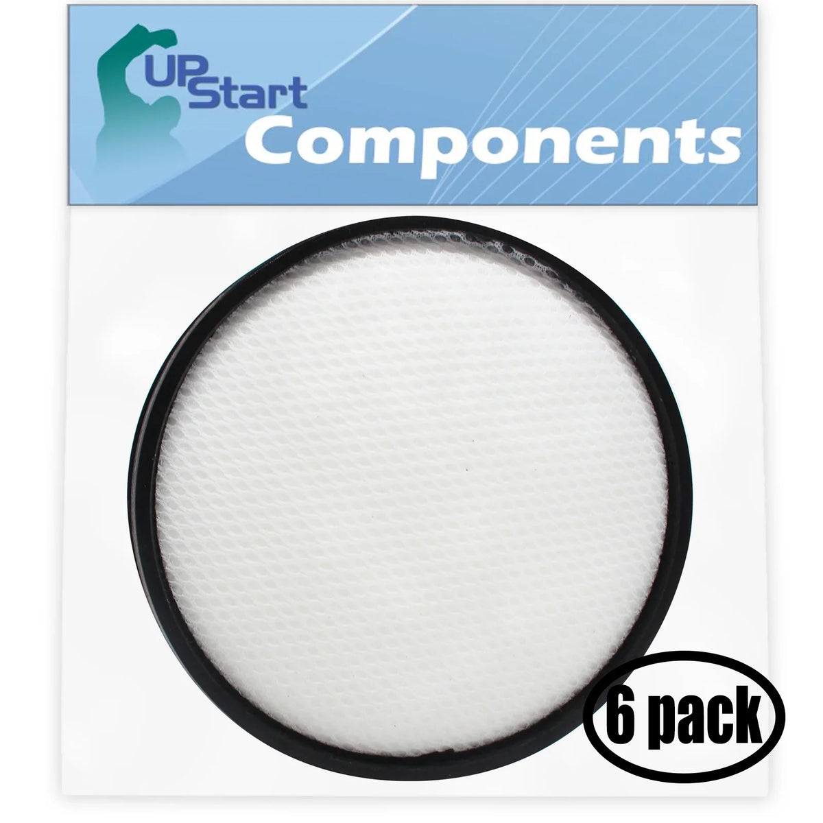 6-Pack Replacement for Hoover Air Sizeteerable Bagless Upright UH72400 Vacuum Primary Filter - Compatible with Hoover Windtunnel 303903001 Primary Filter