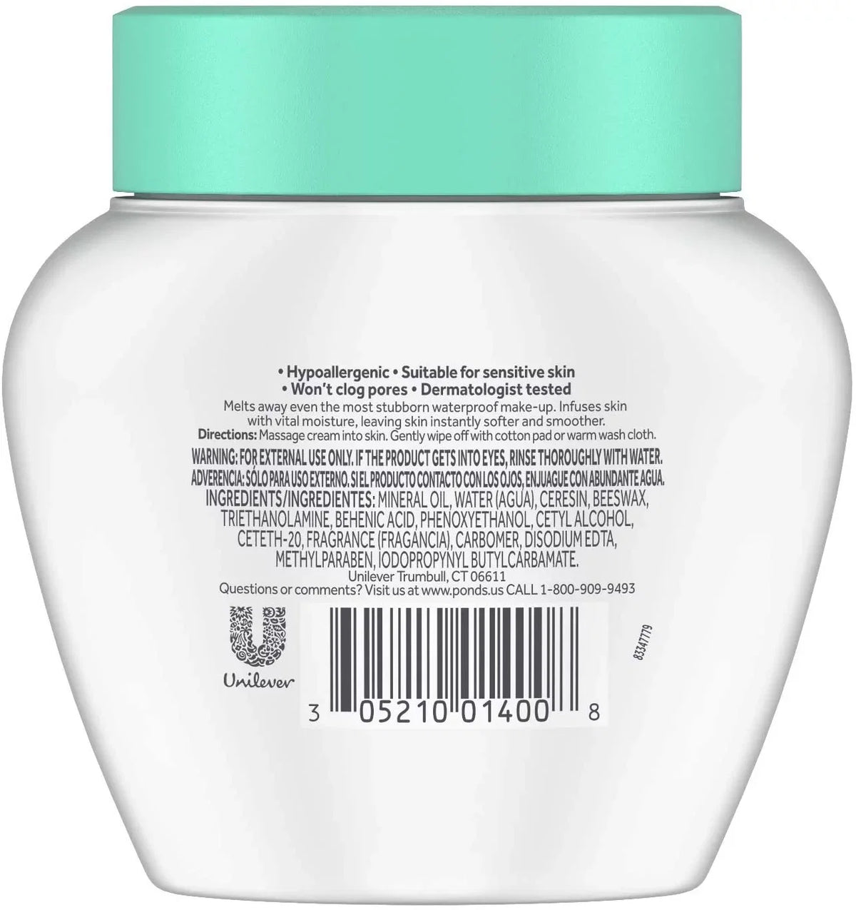 6 Pack - Pond's Cold Cream Cleanser 3.5 oz