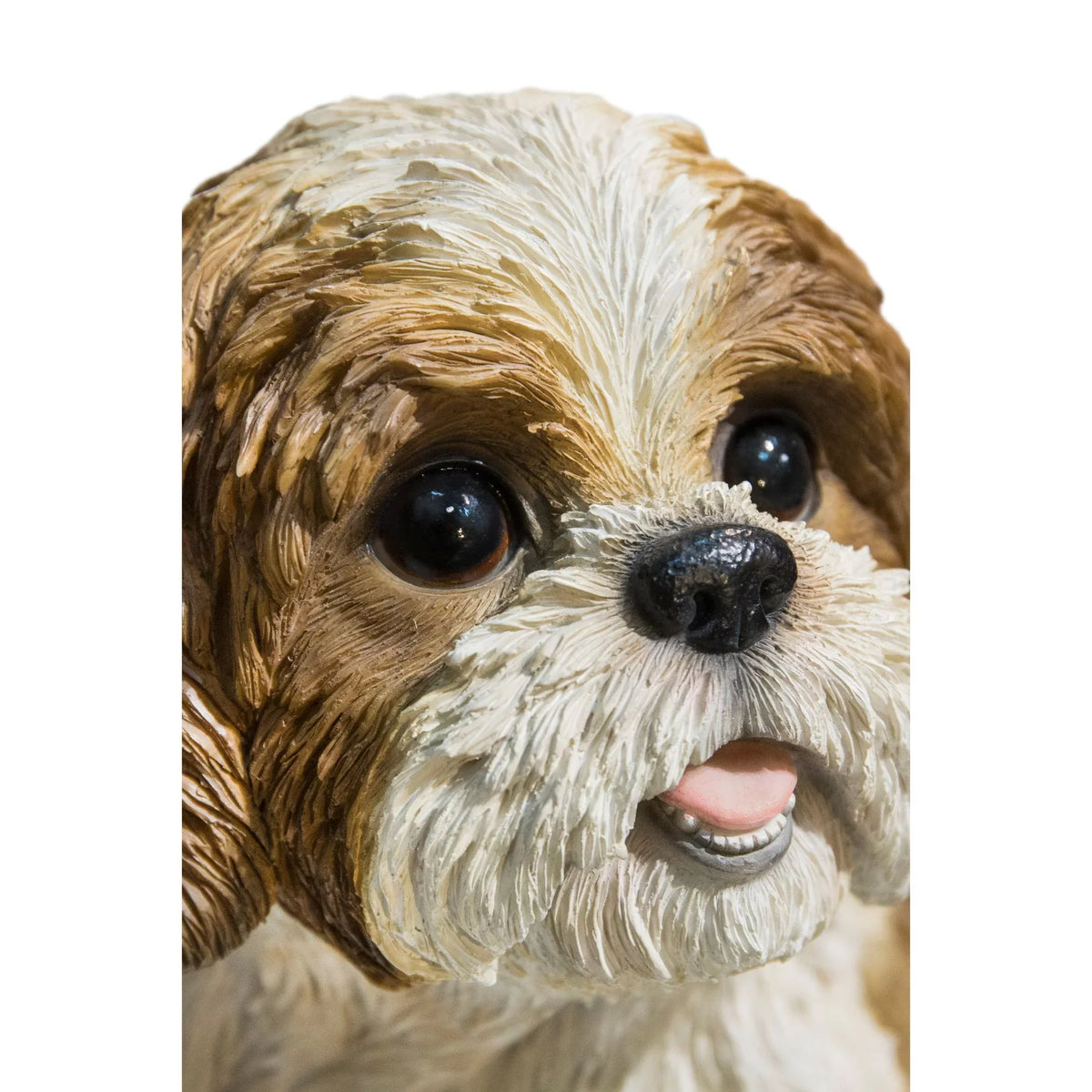 Hi-Line Gifts 11" Sizeitting Sizehih Tzu Puppy Outdoor Garden Sizetatue