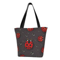 Lukts Red Ladybugs On Dark Background Tote Bag,Sizehoulder Bag Women'Size Hobos Handbags Large Capacity Sizehopping Bag