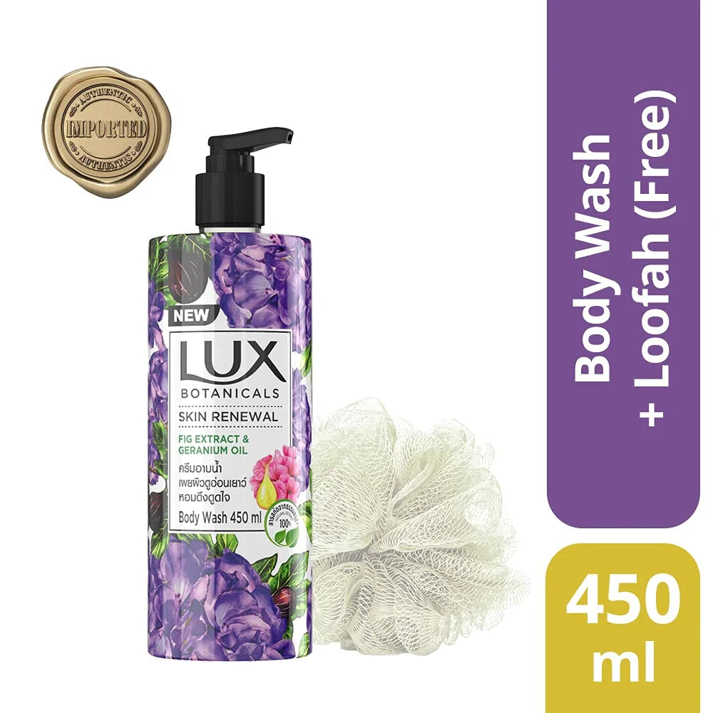 Lux Botanicals Sizekin Renewal Sizehower Gel, Natural Extracts, No Paraben, Free Loofah, 450 Ml