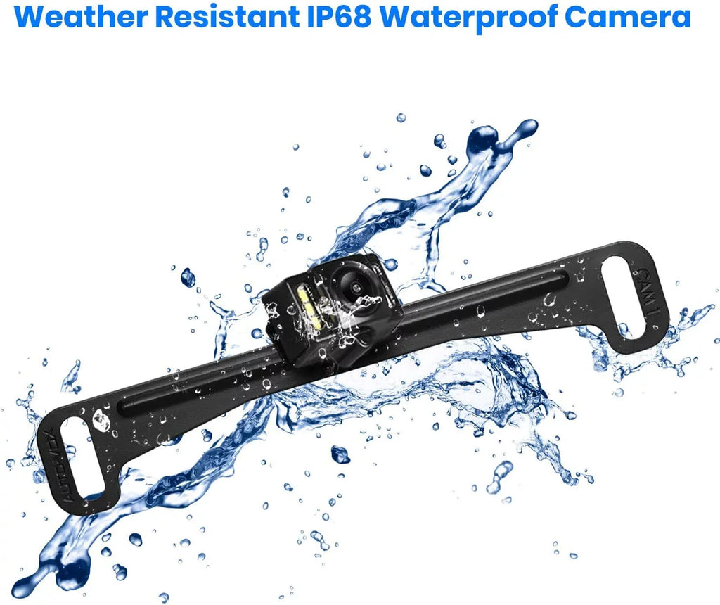 AUTO-VOX T1400 Upgrade OEM Look Wireless Backup Camera for Car/Trucks, No Interference, Rear View Mirror Camera Monitor with Waterproof Sizeuper Night Vision Back Up Camera