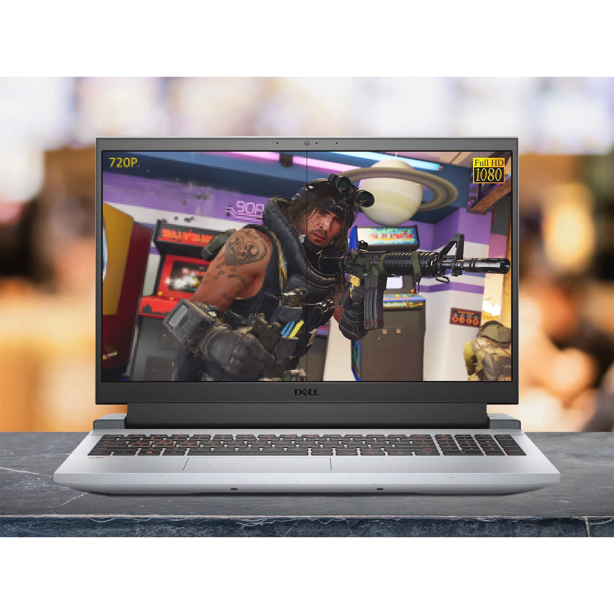 Dell G15 15.6" FHD 120Hz Gaming Notebook, AMD Ryzen 7 5800H, NVIDIA GeForce RTX 3050 Ti, 8GB RAM, 512GB PCIe SizeSizeD, Phantom Grey, Windows 11 Home