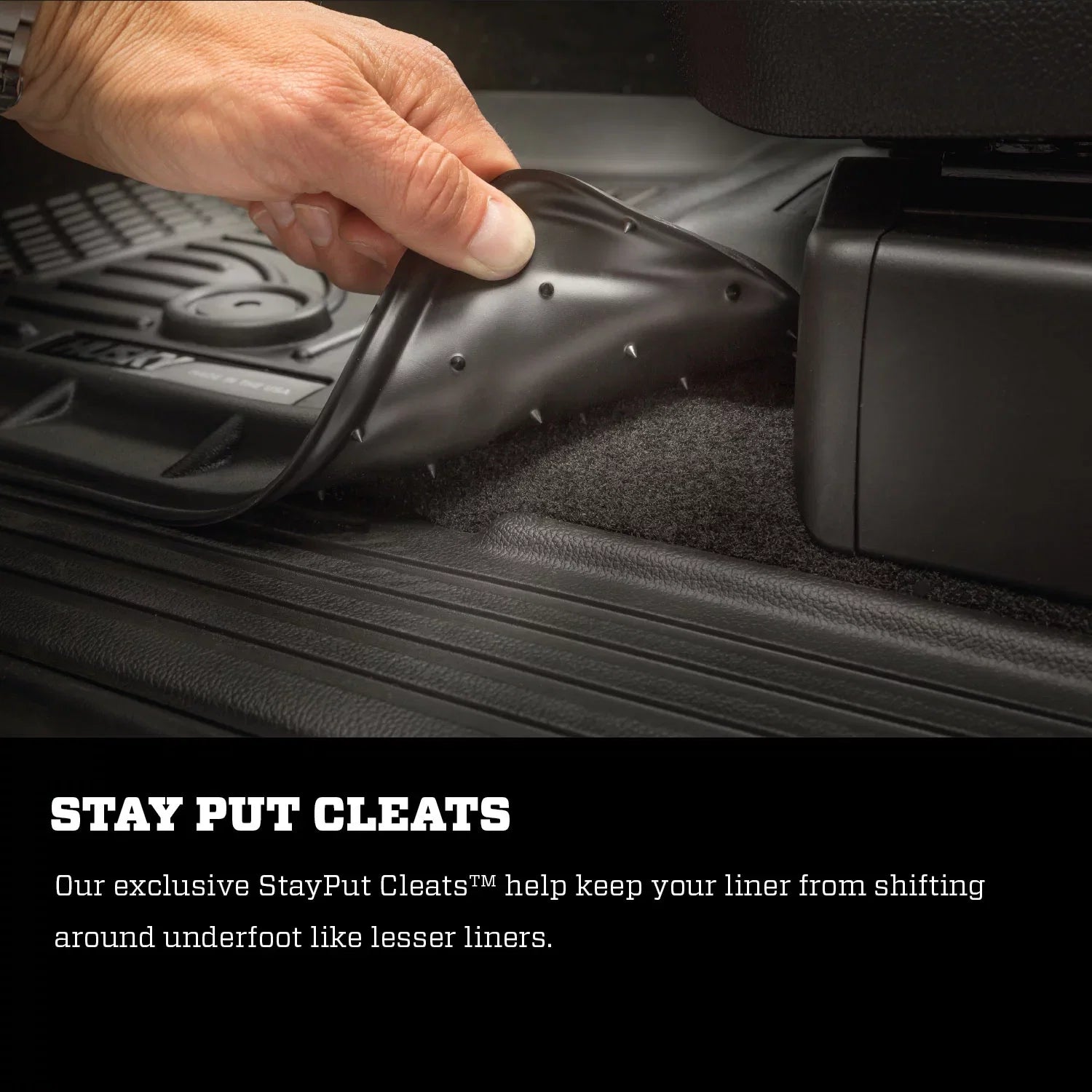 Husky by RealTruck Front Floor Liners Compatible with 10-13 Transit Connect Compatible with select: 2010-2013 Ford Transit Connect