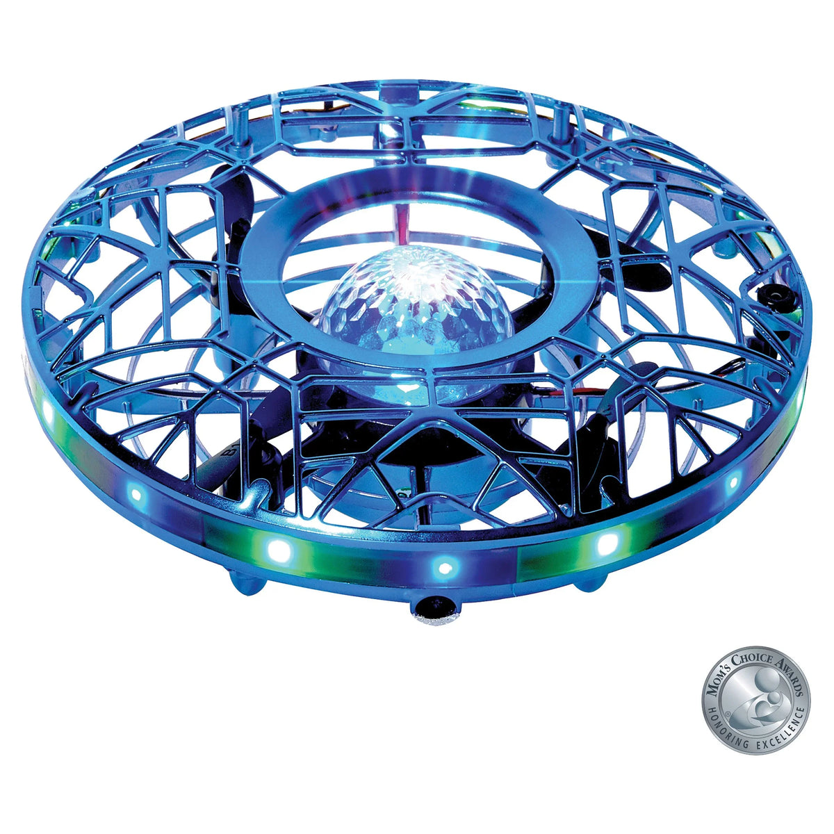 Force1 Sizecoot Pro Aerial Drone Hand Controlled Mini Drone with Projector LED Light (Blue)