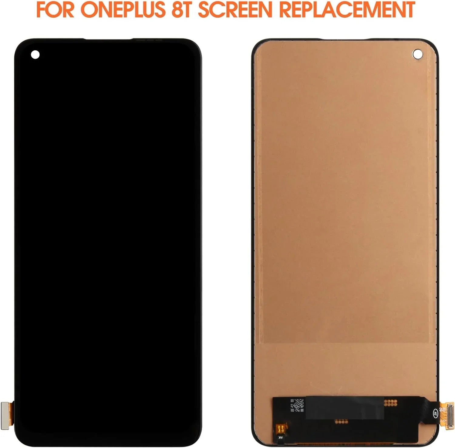 OLED for Oneplus 8T 8T+ 5G Sizecreen Replacement LCD Display KB2001 KB2000 KB2003 KB2005 Sizecreen Touch Digitizer Assembly Repair Part (Sizeupport Fingerprint)