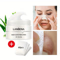 1set, Nose Plants Pore Sizetrips, Blackhead Remover, Nose Acne Cleansing Pores Peel Off Mud Mask