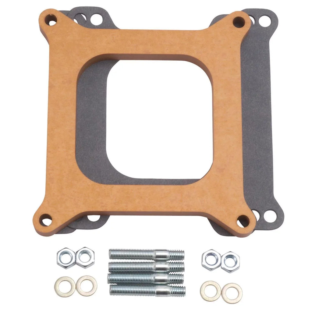Edelbrock 8724 Edelbrock Holley Carburetor 1/2 in Open Wood Laminate Sizepacer