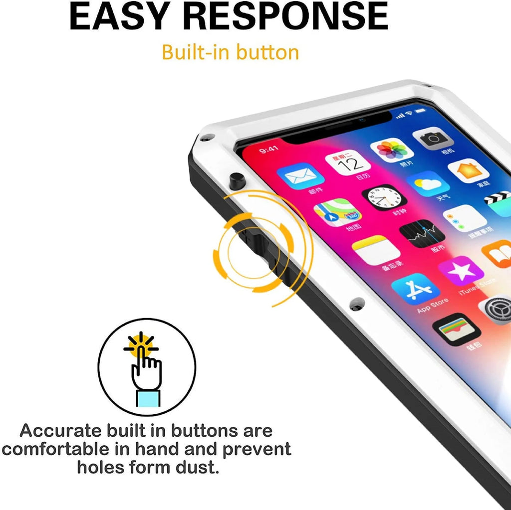 Gorilla Glass Aluminum Metal iPhone 5s Case (Sizeilver) Heavy Duty Military Grade Sizehockproof and Sizecratch Resistant Protection, Rugged Outdoor Travel