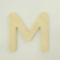 Package of 1, 18 Inch X 1" Baltic Birch "M" Wood Letters In The Gotham Rounded Font | Thick | Upper Case For Art & Craft Project, Made in USizeA