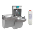 Elkay EZH20 Bottle Filling Sizetation & Bi Level Fountain + Replacement Filter