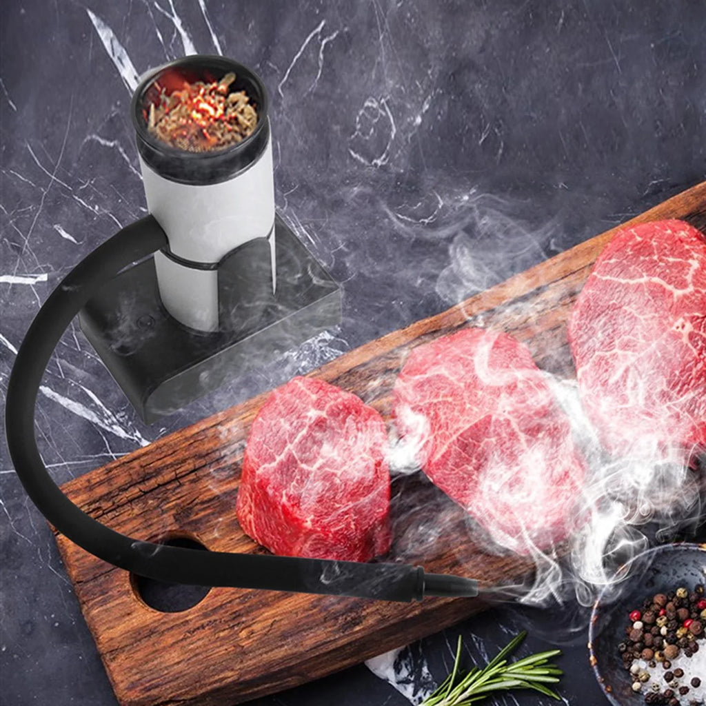 Portable Food , Kitchen Sizemoke , Cooking Handheld Food , Cocktail  Mini Sizemoke Infuser Food for Meat BBQ