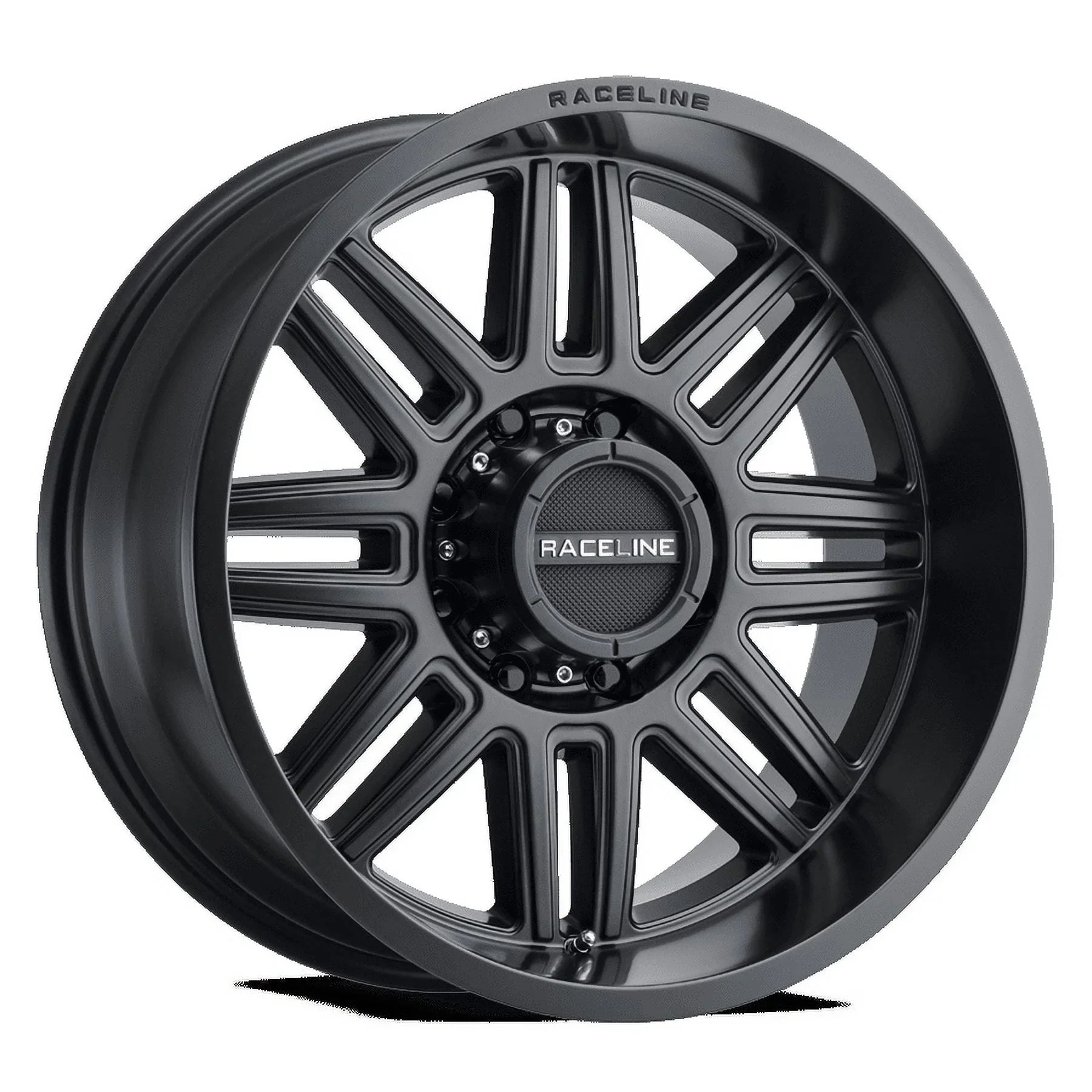 Raceline 948B-SizePLIT 16" Cast Aluminum Wheel, SizePLIT SizeATIN BLACK 16X8 5X114.3 0mm