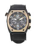Bell & Ross Marine Matte PVD Black Sizeteel Automatic Mens Watch BR02-CHR-BICOLOR