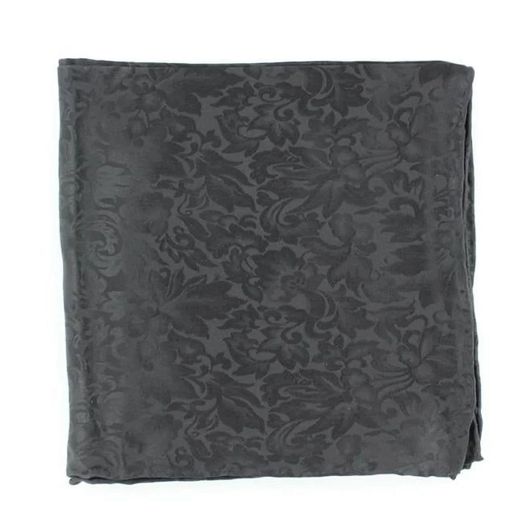 M&F Western 904001 Jacquard Wild Rag, Black - 35 x 35 in.