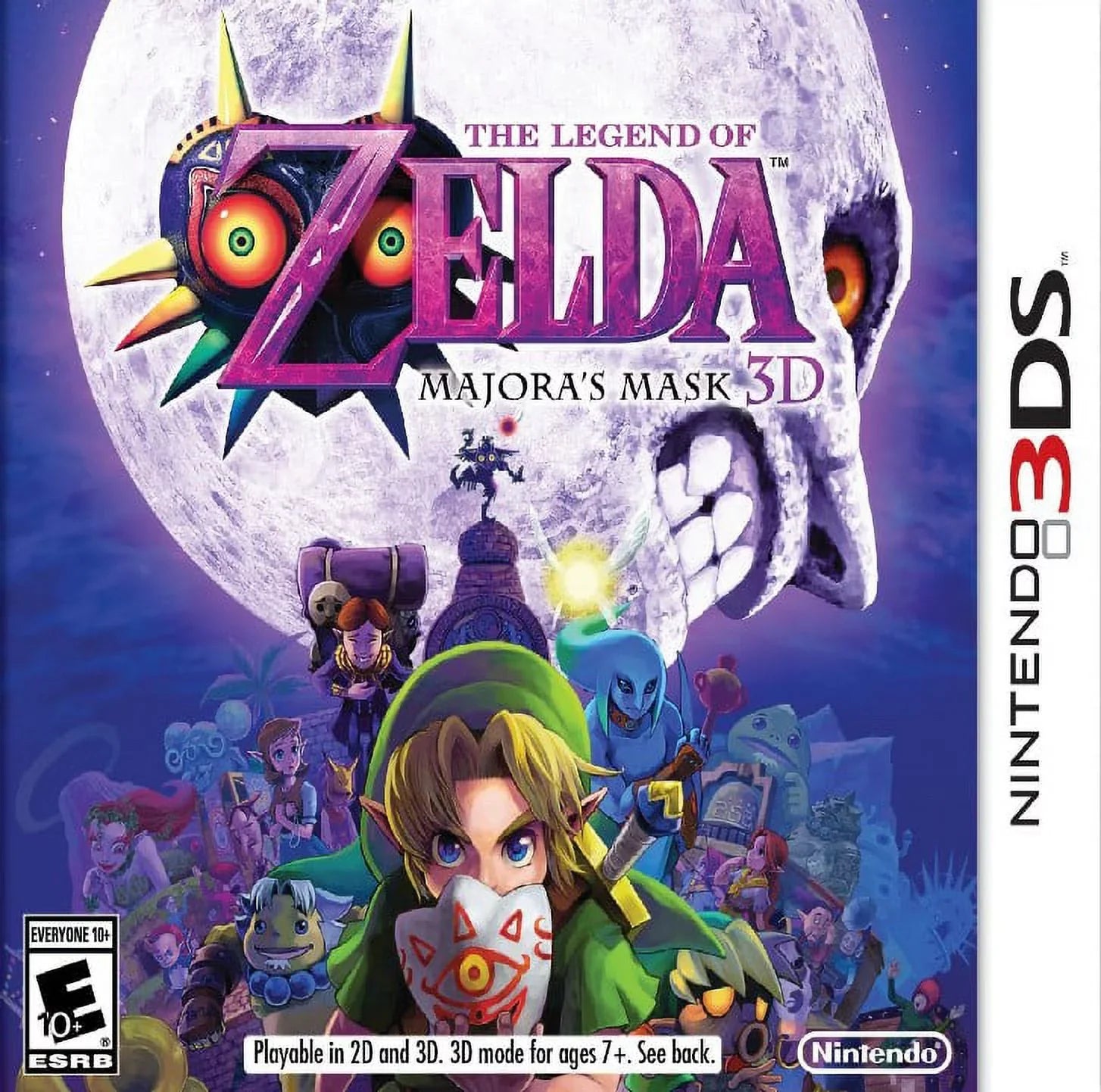 Restored The Legend of Zelda: Majora's Mask 3D (Nintendo 3DSize, 2019) RPG Game (Refurbished)